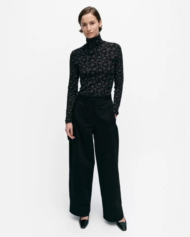 Discount Funktio Solid Cotton Trousers Woman Trousers