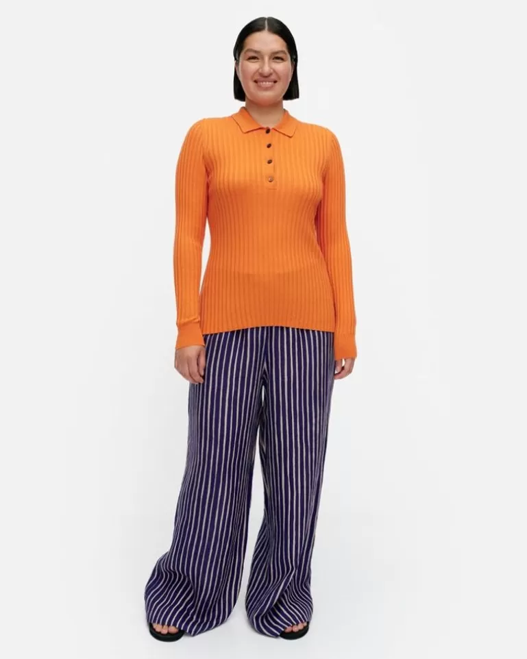 Online Iitu Solid Knitted Wool Pullover Woman Knits & Sweaters