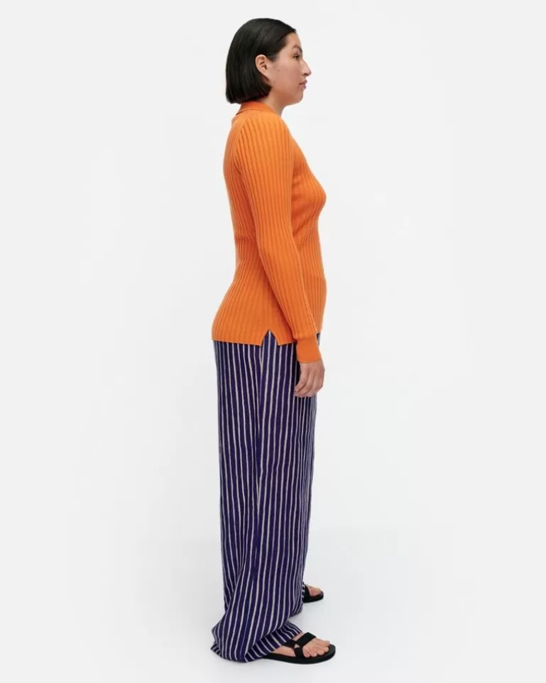 Online Iitu Solid Knitted Wool Pullover Woman Knits & Sweaters