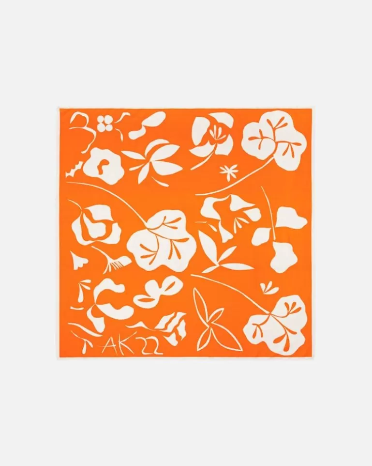 Online Jahha Nokturno Cotton Silk Blend Scarf Woman Scarves