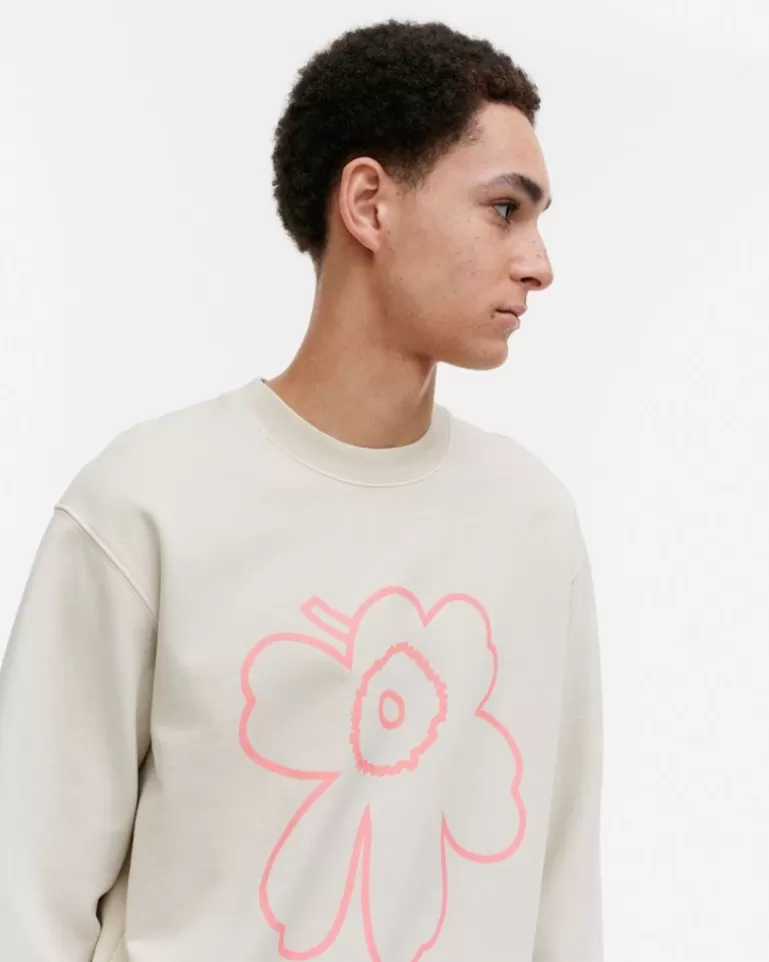 Discount Kioski Loisto Piirto Unikko Placement Sweatshirt Woman Unisex