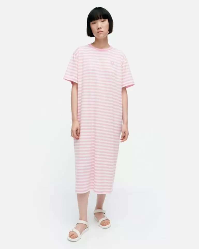 Sale Kioski Tasaraita Oversized Jersey Dress Woman Dresses