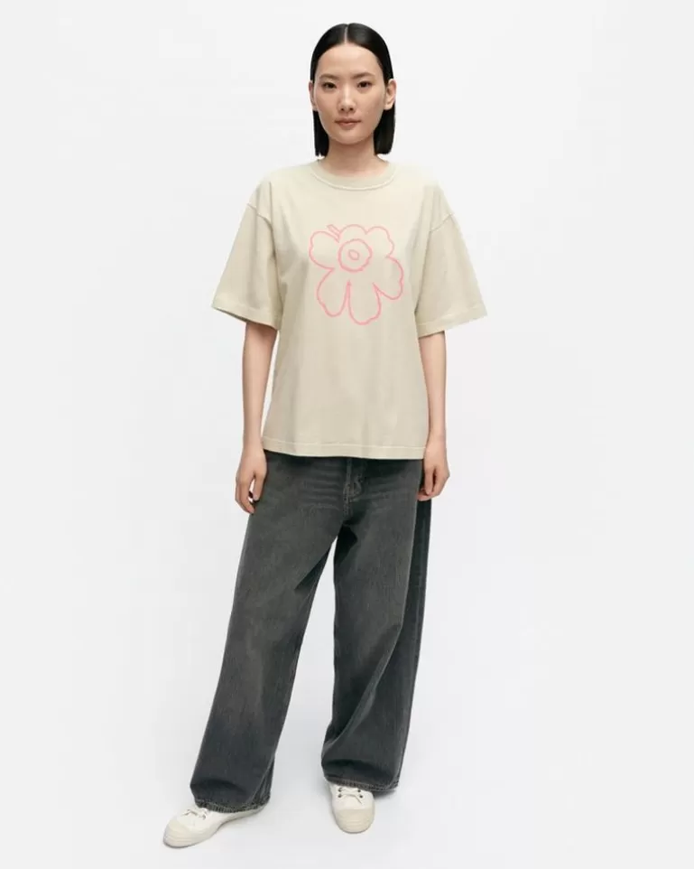 Online Kioski Veig Piirto Unikko Placement T-Shirt Woman Tops & Tunics