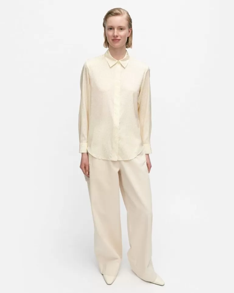 Online Maija Pikkuinen Unikko Silk Shirt Woman Tops & Tunics