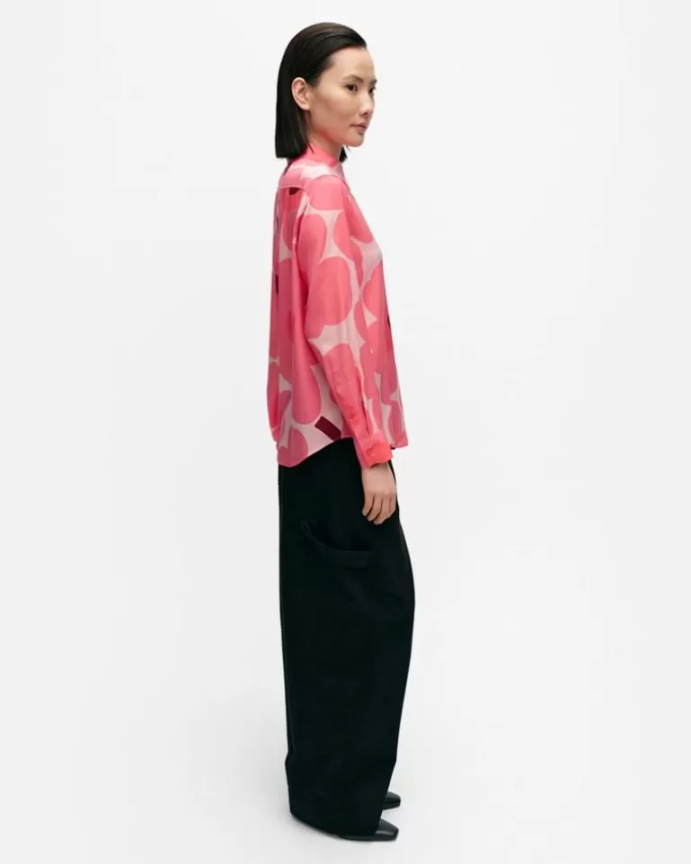 Flash Sale Maija Unikko Silk Shirt Woman Tops & Tunics