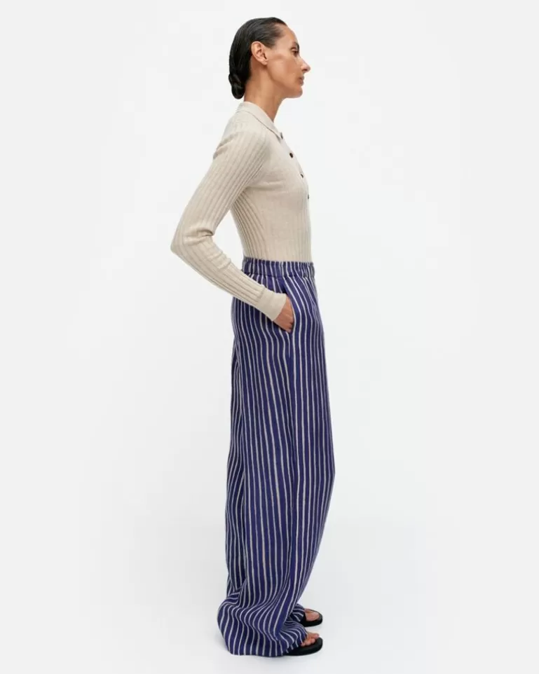 Hot Merivirta Piccolo Linen Trousers Woman Trousers