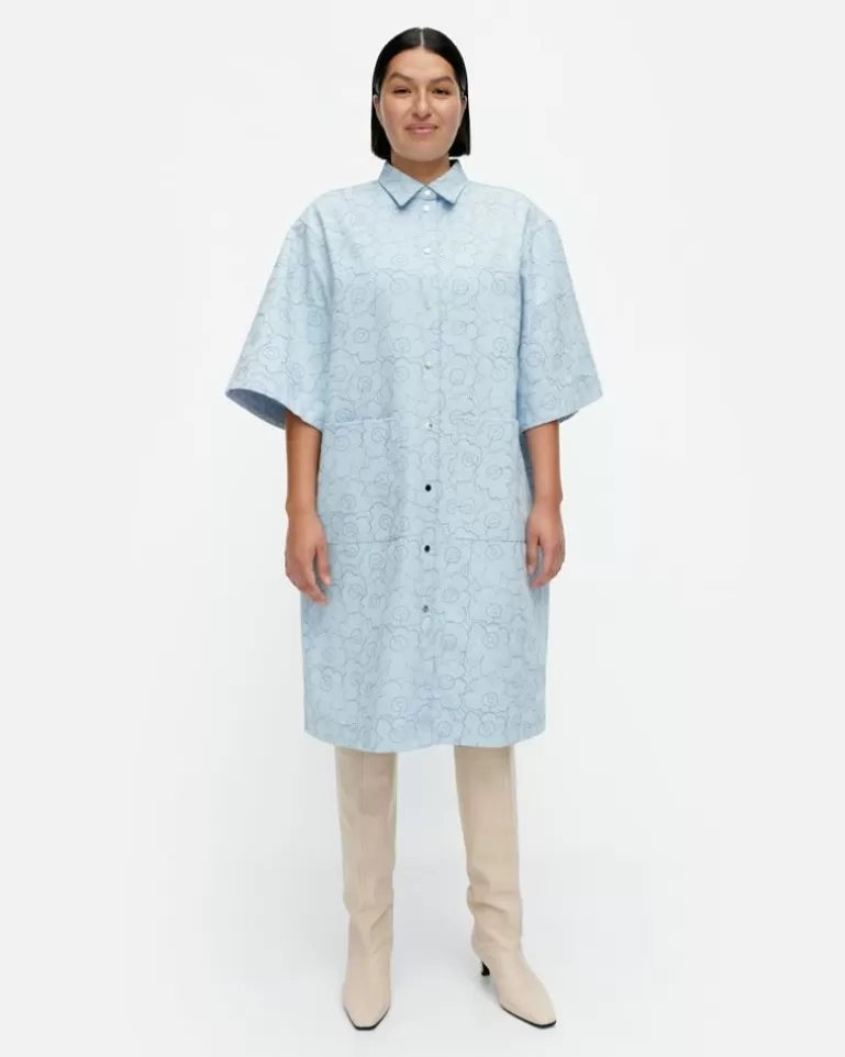 New Mitta Mini Piirto Unikko Cotton Dress Woman Dresses