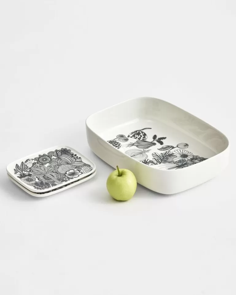 Shop Oiva / Siirtolapuutarha Plate 15X12Cm Woman Kitchen & Dining