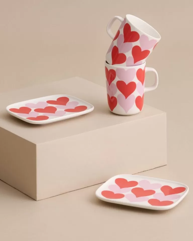 Flash Sale Oiva / Sydamet Mug 2,5 Dl And Plate 12X15 Cm Set Woman Kitchen & Dining