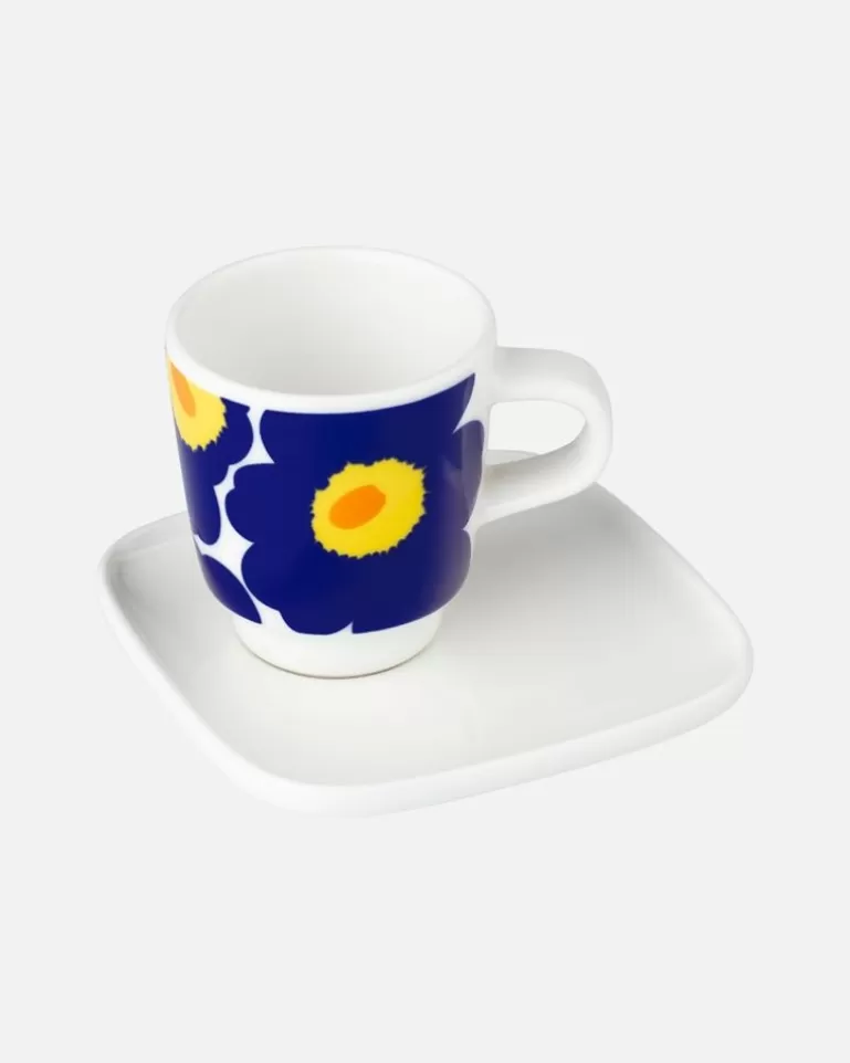 New Oiva / Unikko Espresso Cup And Saucer Woman Kitchen & Dining