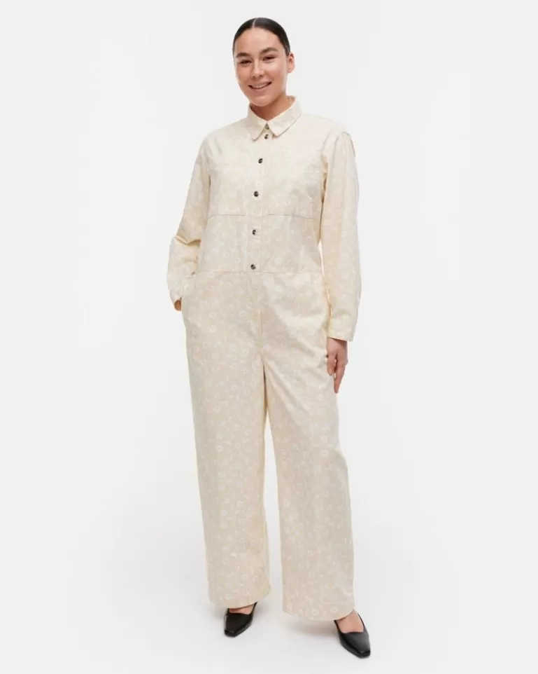 Hot Papaver Unikko Cotton Overall Woman Trousers