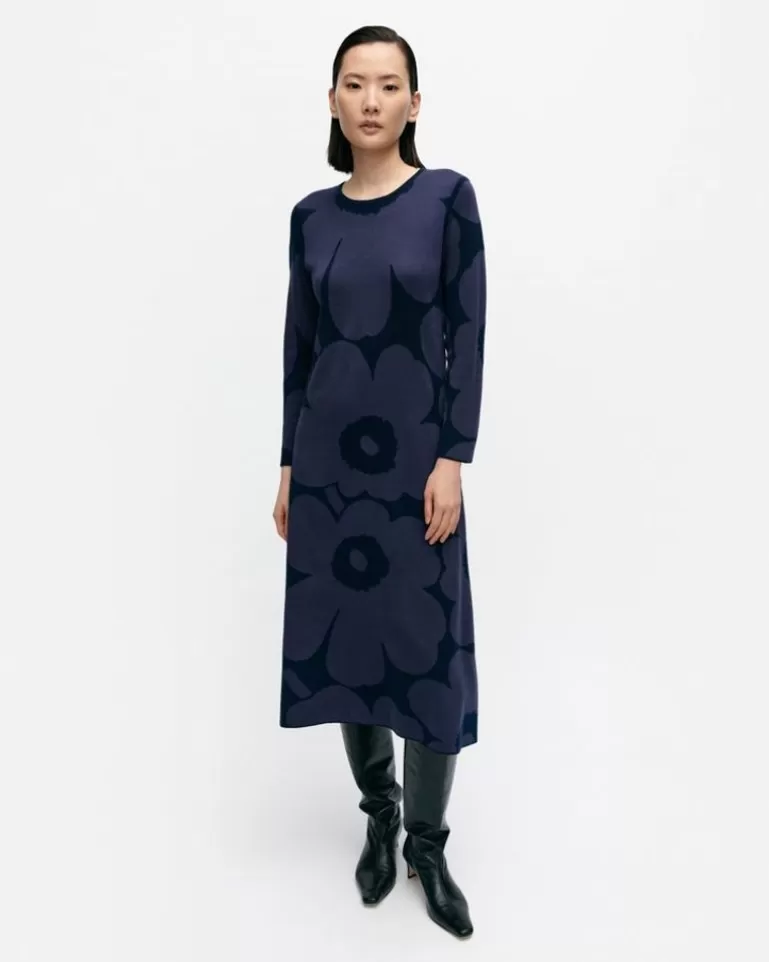 Shop Putrido Unikko Knitted Dress Woman Knits & Sweaters