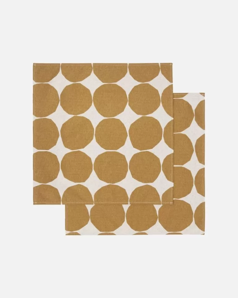 Clearance Random Assortment Cotton-Linen Napkins 2 Pcs Varying Colours & Patterns Woman Kitchen & Dining