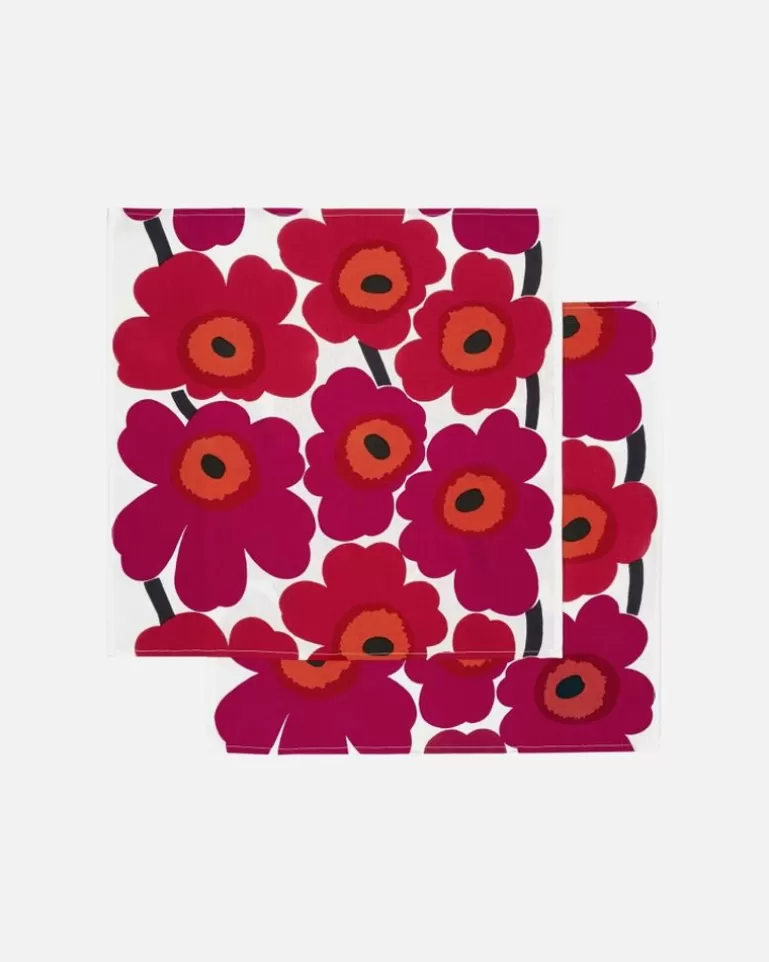Fashion Random Assortment Cotton-Linen Napkins 2 Pcs Varying Colours & Patterns Woman Kitchen & Dining