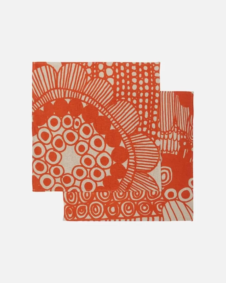 Best Random Assortment Linen Napkins 2 Pcs Varying Colours & Patterns Woman Kitchen & Dining